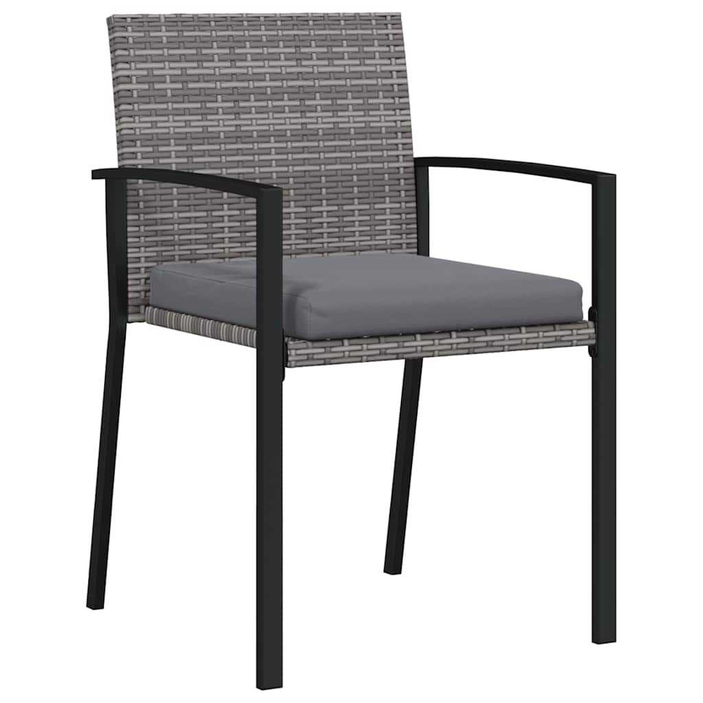Set da Pranzo per Giardino 9 pz Grigio