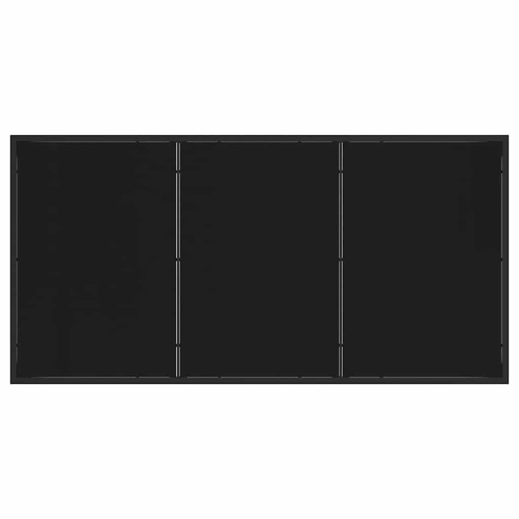 Set da Pranzo per Giardino 5 pz Nero