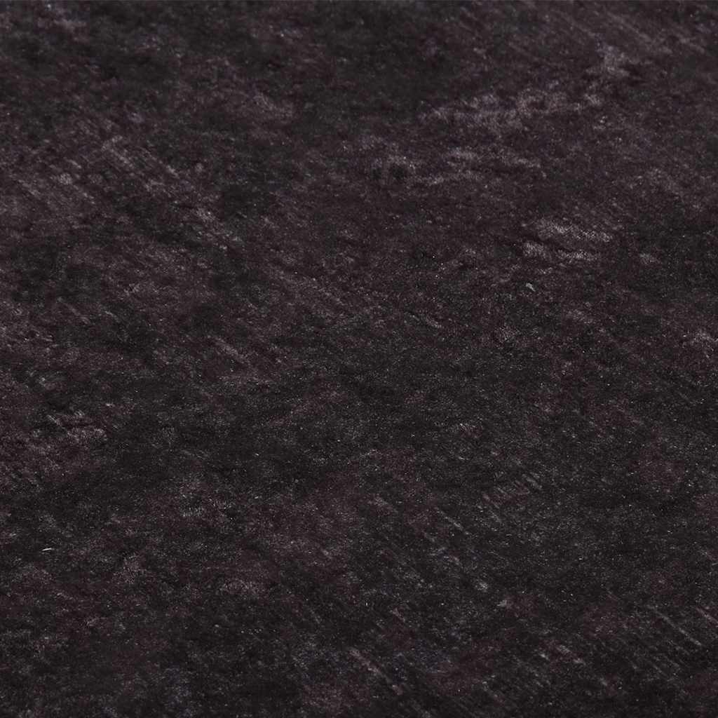 Tappeto Lavabile 190x300 cm Nero e Oro