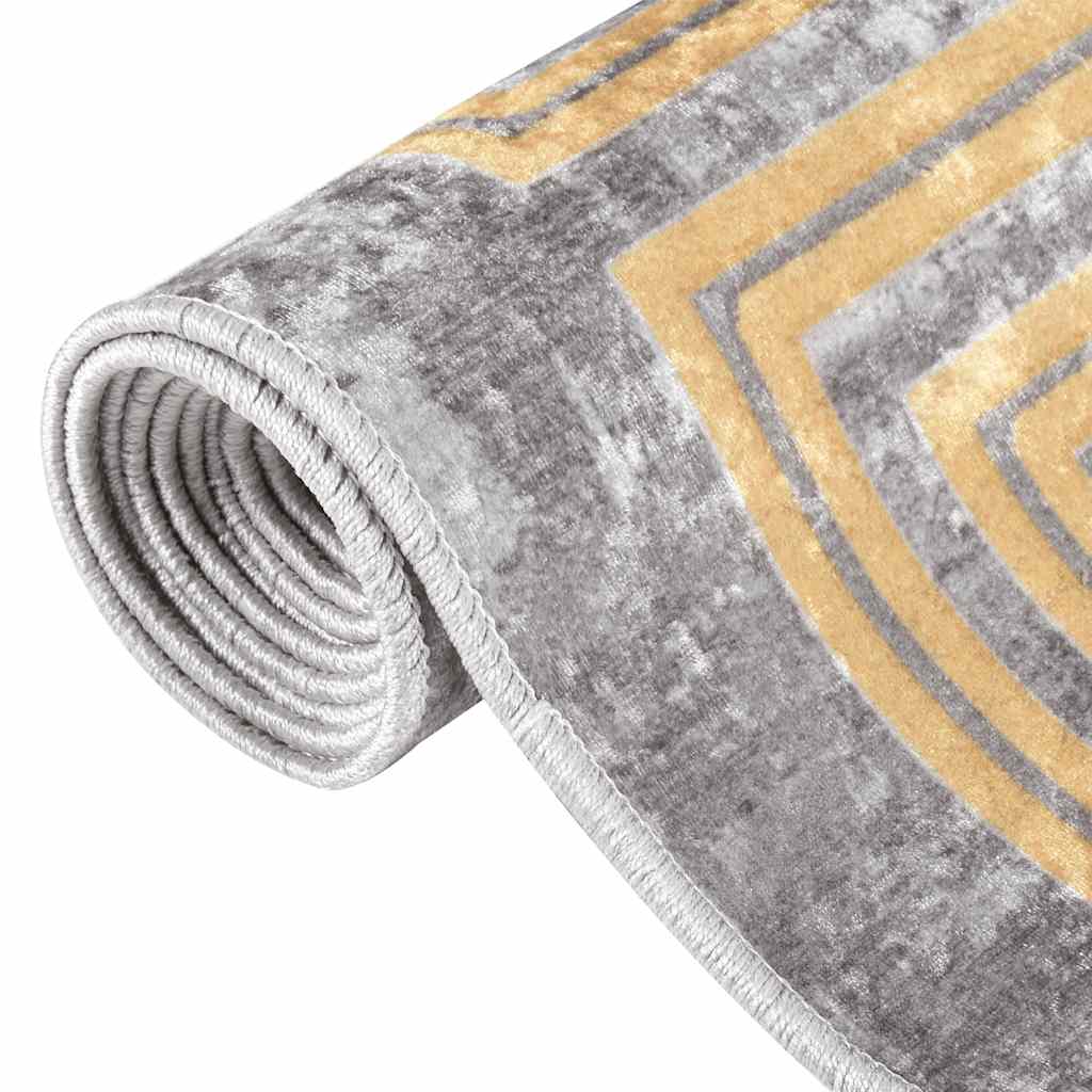 Tappeto Lavabile 80x150 cm Grigio