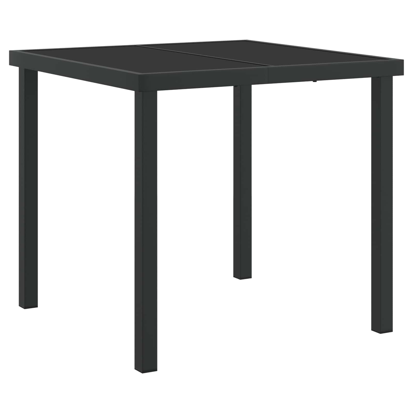 Set da Pranzo per Giardino 5 pz Antracite