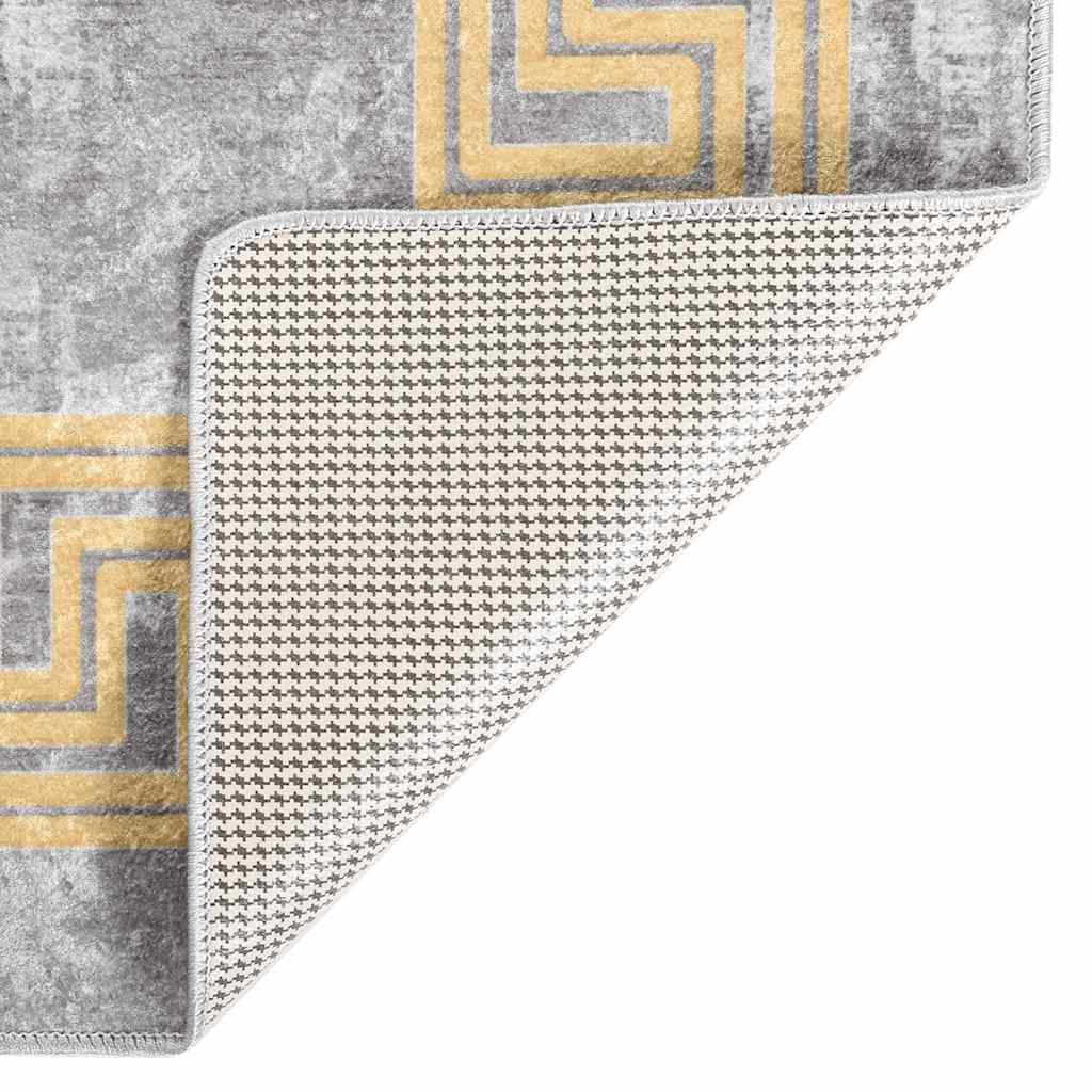 Tappeto Lavabile 160x230 cm Grigio