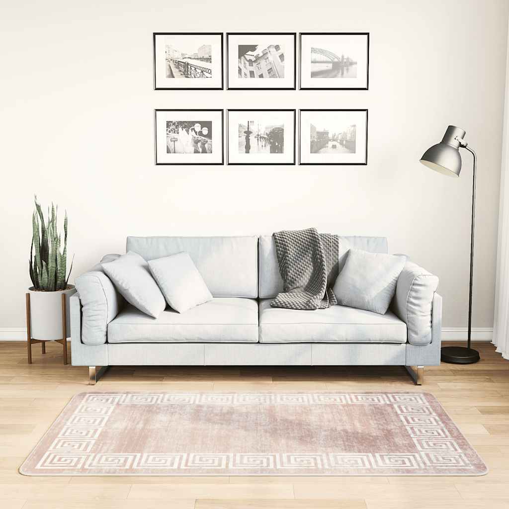 Tappeto Lavabile 80x150 cm Beige