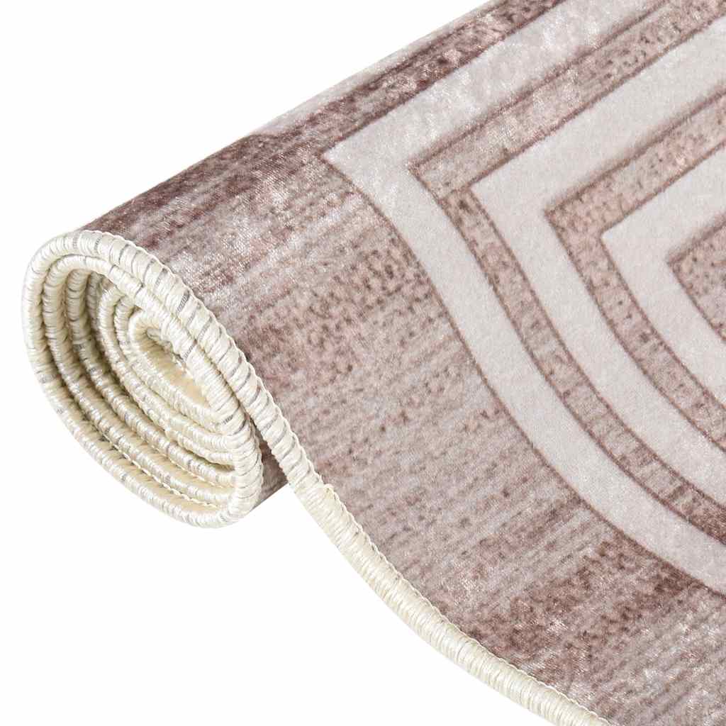 Tappeto Lavabile 80x150 cm Beige
