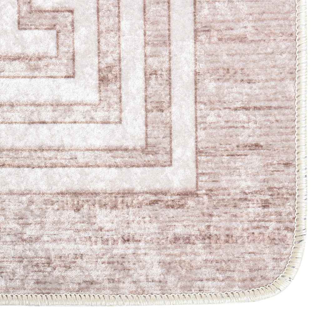 Tappeto Lavabile 80x300 cm Beige