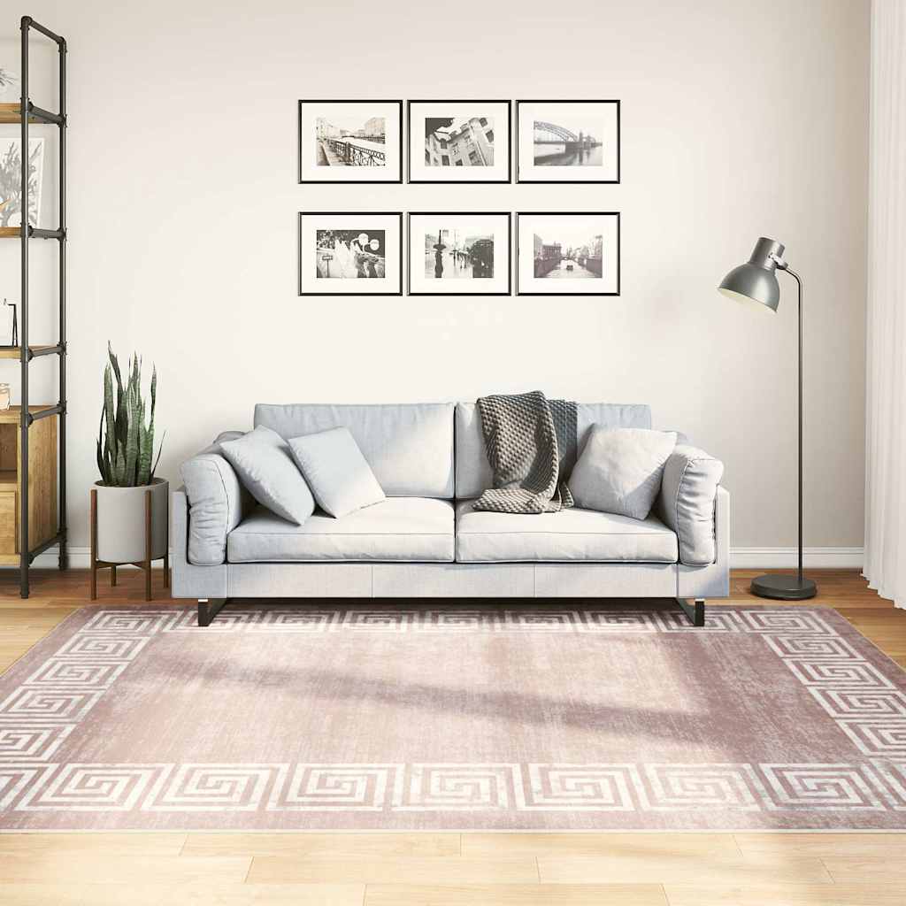 Tappeto Lavabile 160x230 cm Beige