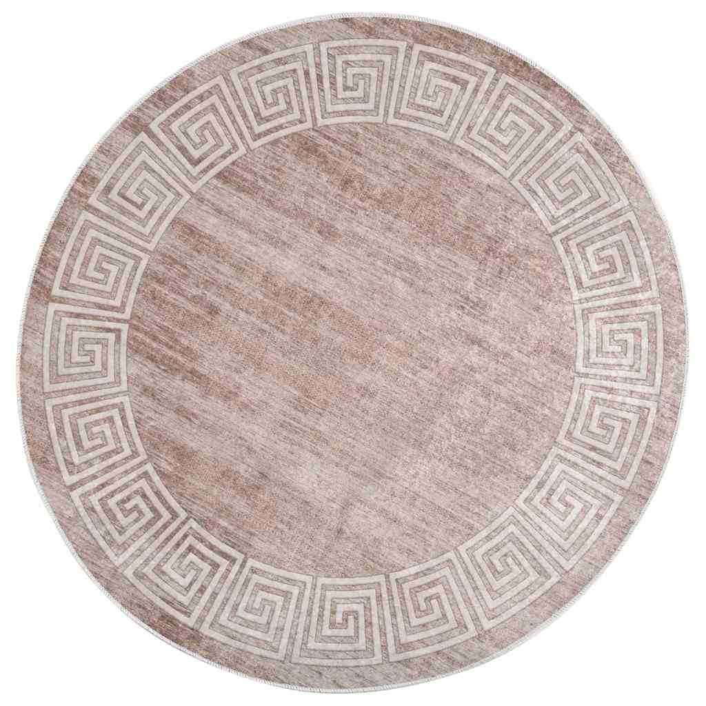 Tappeto Lavabile 120 cm Beige