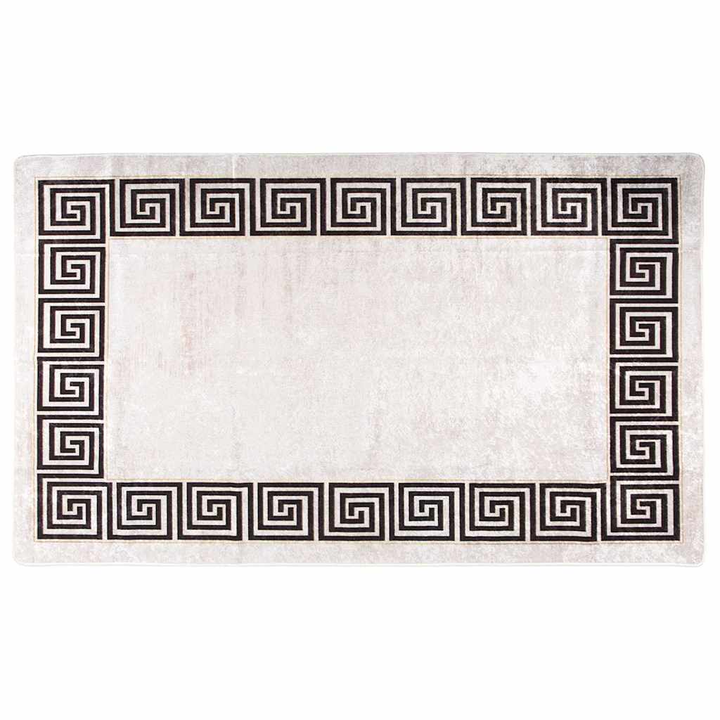 Tappeto Lavabile 120x180 cm Beige Chiaro