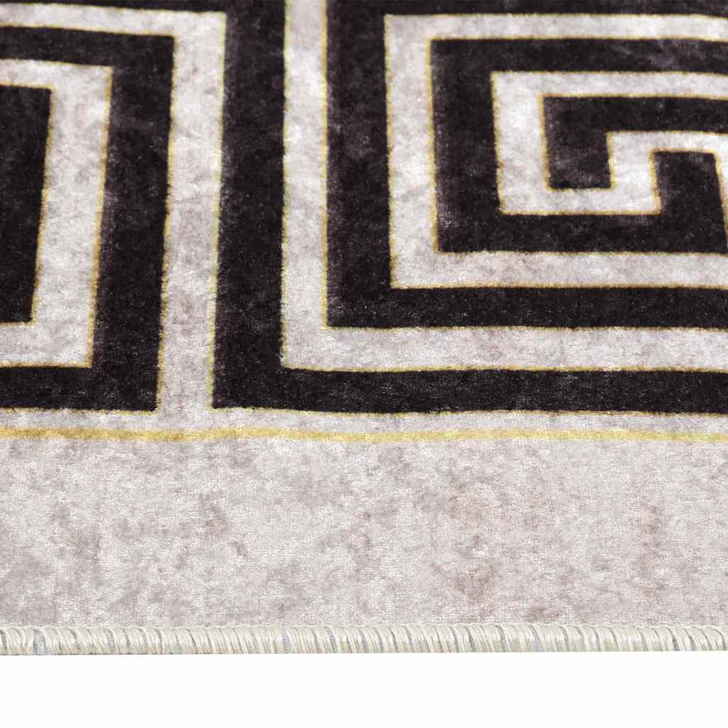Tappeto Lavabile 160x230 cm Beige Chiaro