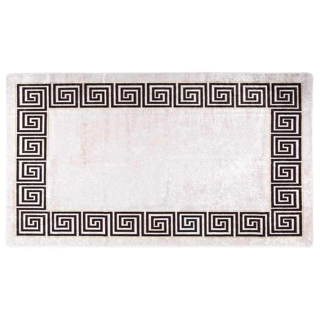 Tappeto Lavabile 190x300 cm Beige Chiaro