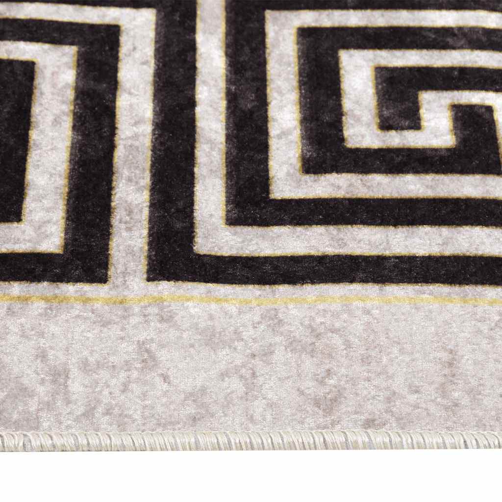 Tappeto Lavabile 190x300 cm Beige Chiaro