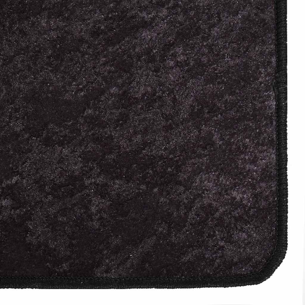 Tappeto Lavabile 80x150 cm Antracite