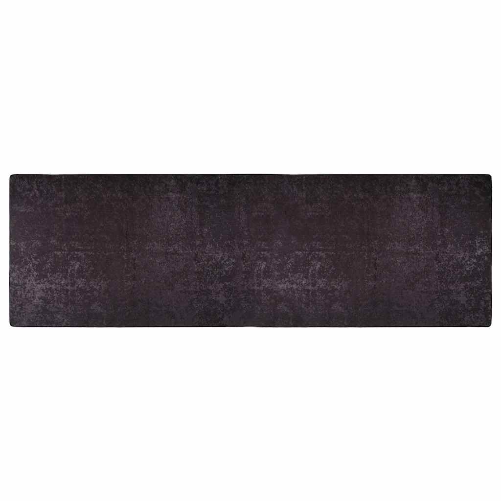Tappeto Lavabile 80x300 cm Antracite