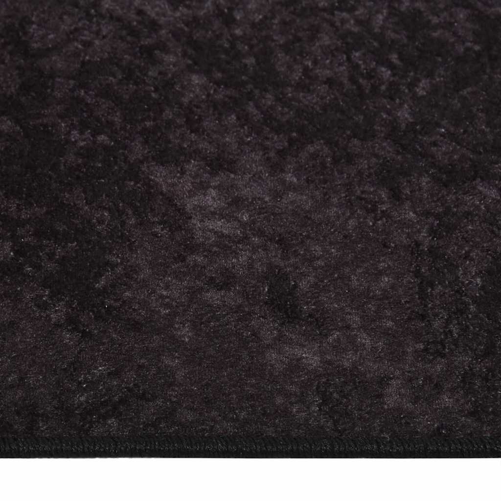 Tappeto Lavabile 80x300 cm Antracite