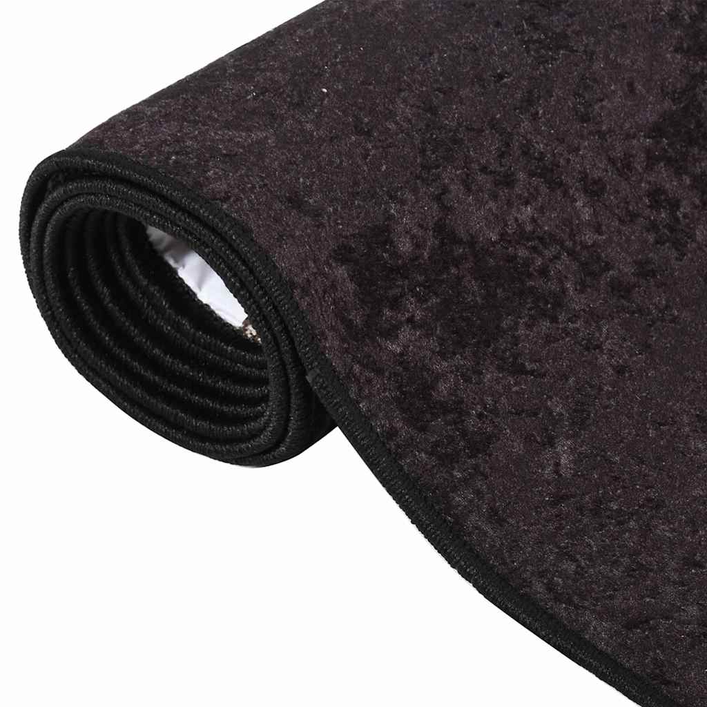 Tappeto Lavabile 160x230 cm Antracite