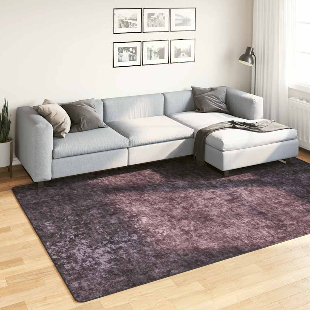 Tappeto Lavabile 190x300 cm Antracite
