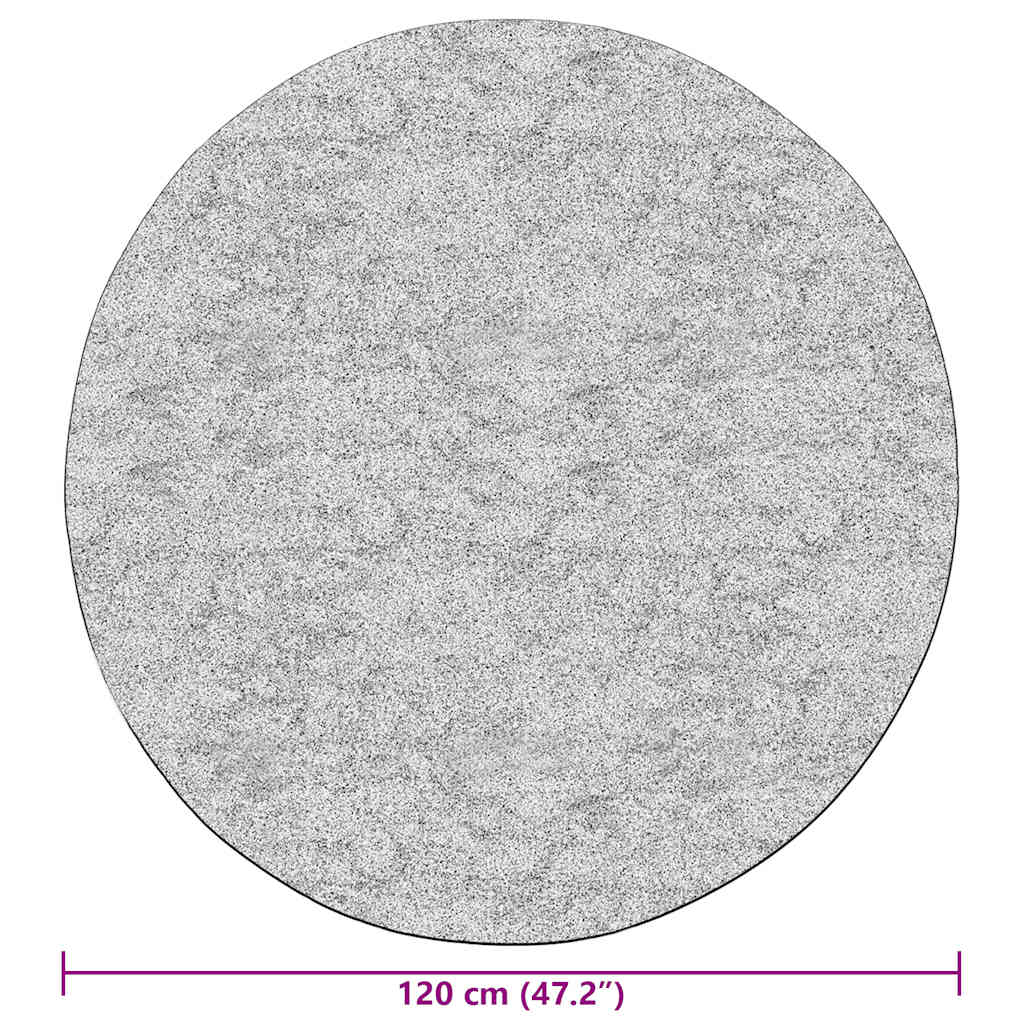 Tappeto Lavabile φ120 cm Antracite