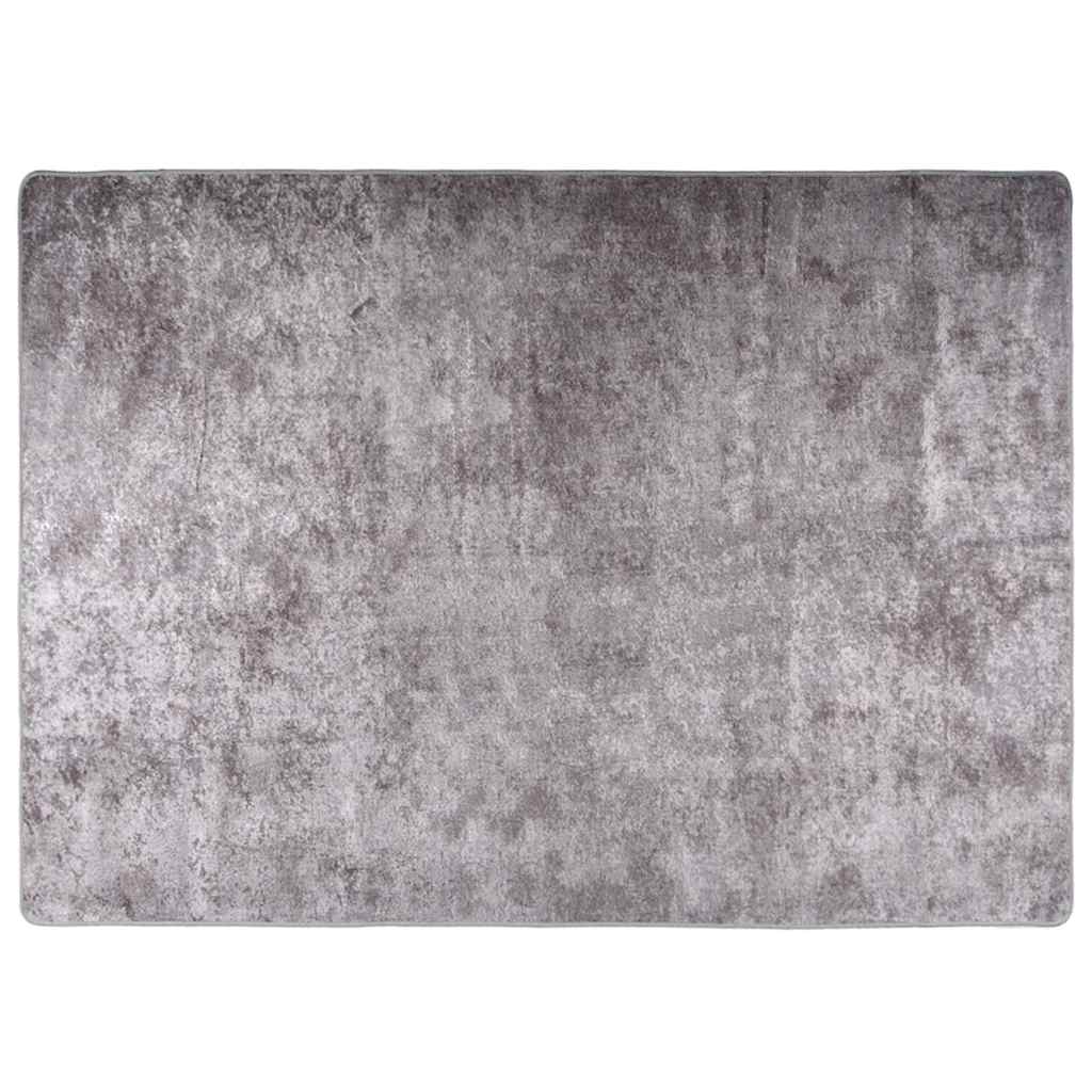 Tappeto Lavabile 120x180 cm Grigio