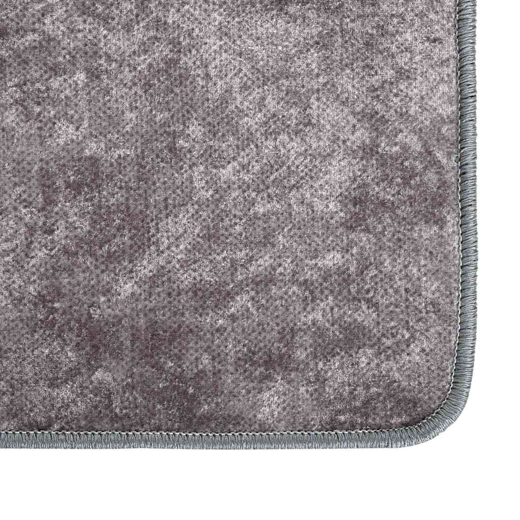 Tappeto Lavabile 120x180 cm Grigio