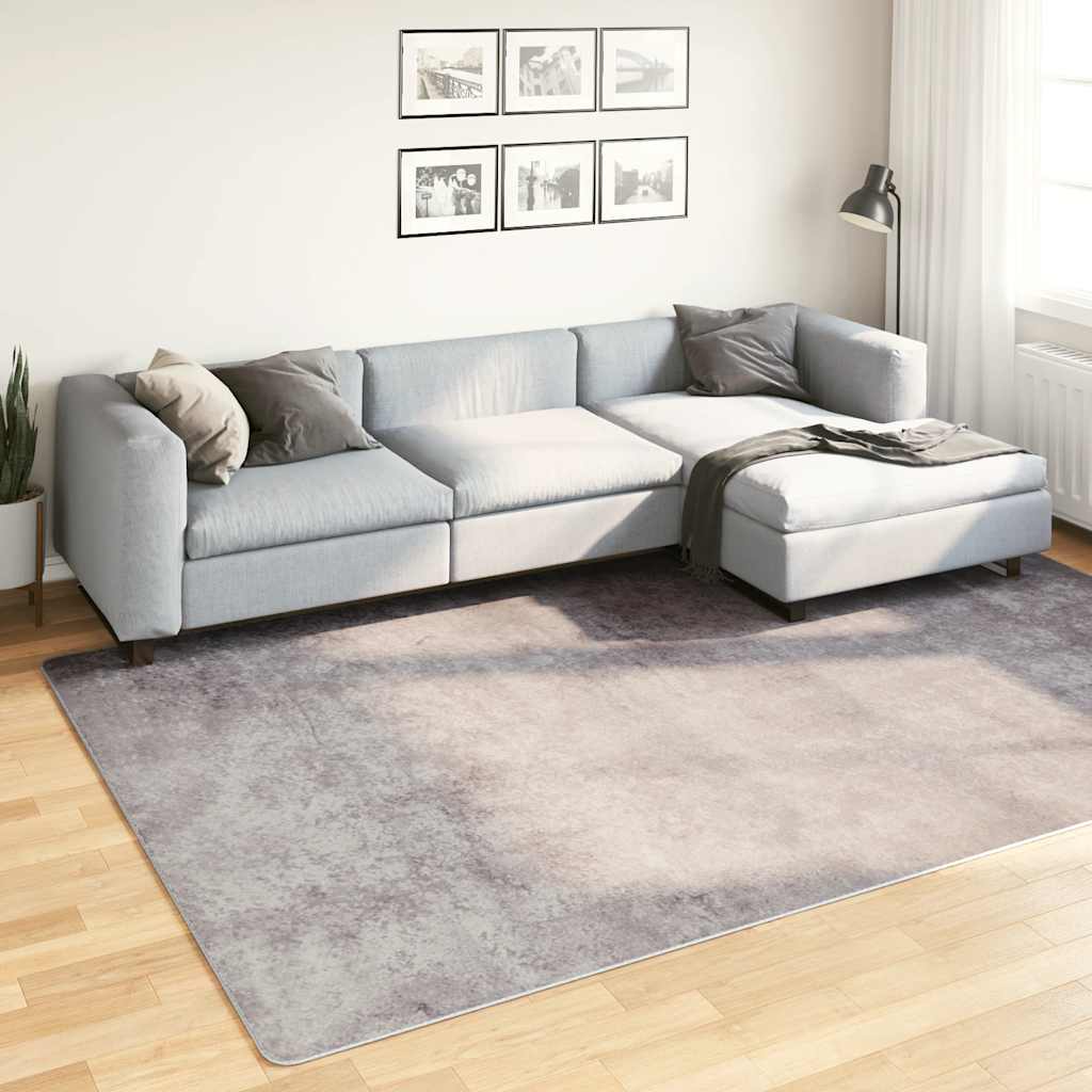 Tappeto Lavabile 190x300 cm Grigio