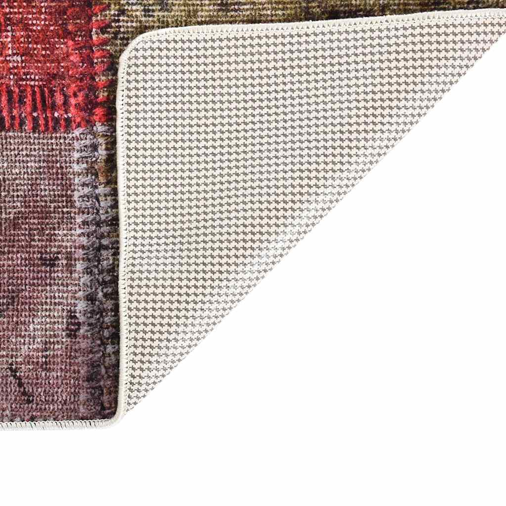 Tappeto Lavabile Patchwork 80x150 cm Multicolore