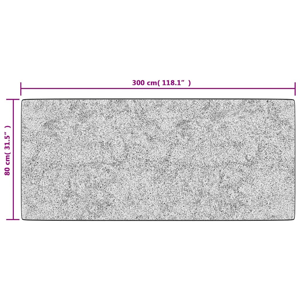 Tappeto Lavabile Patchwork 80x300 cm Multicolore