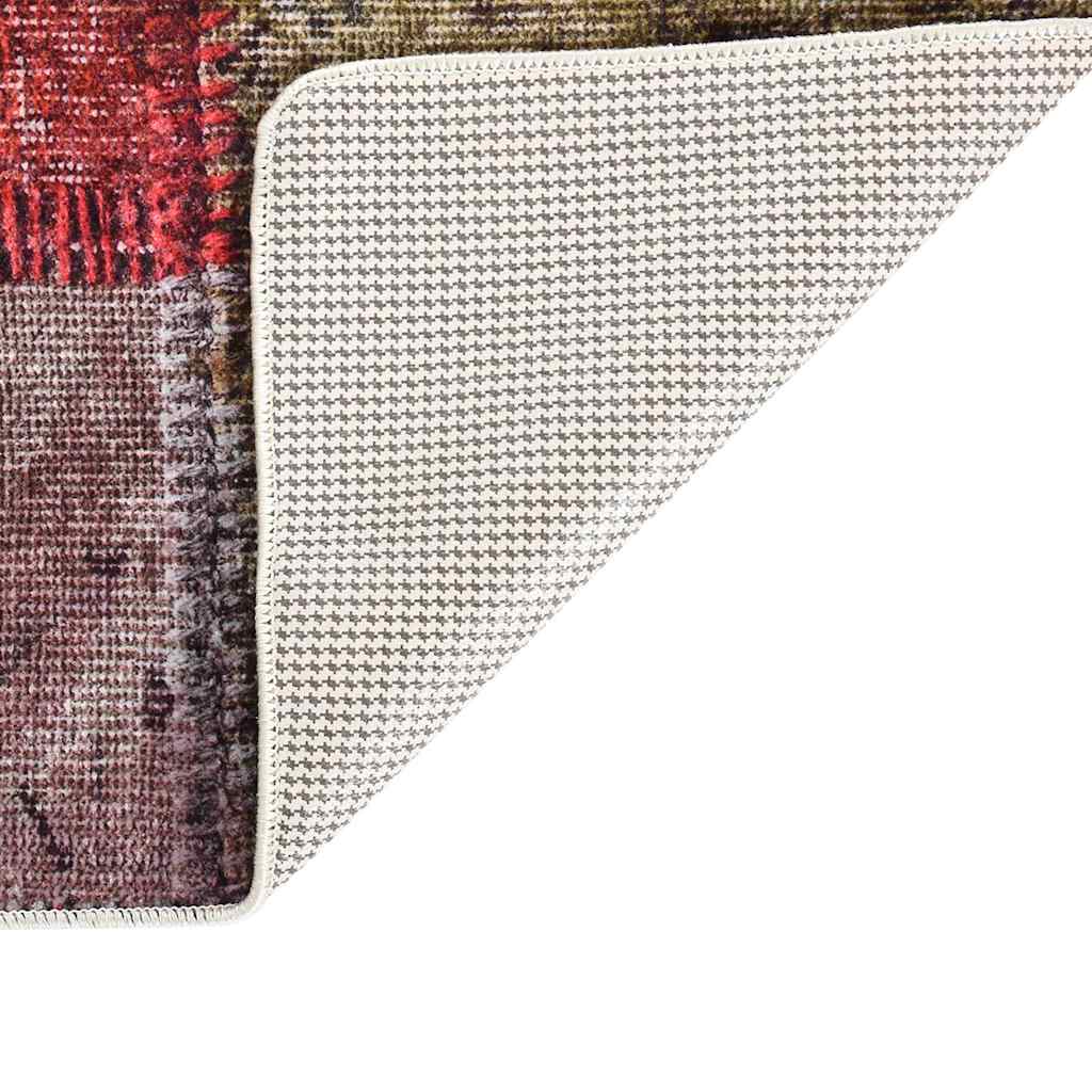Tappeto Lavabile Patchwork 120x180 cm Multicolore