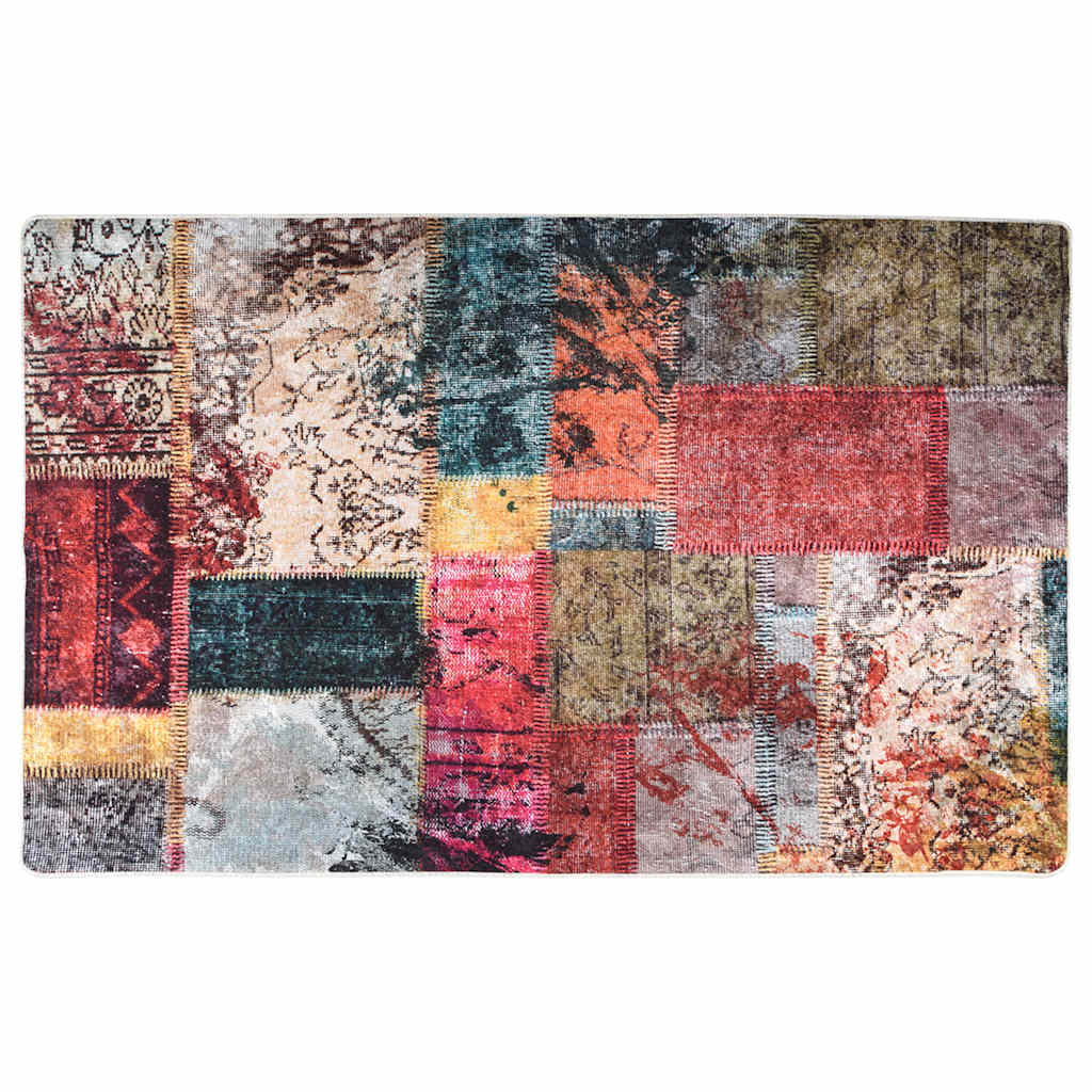 Tappeto Lavabile Patchwork 160x230 cm Multicolore