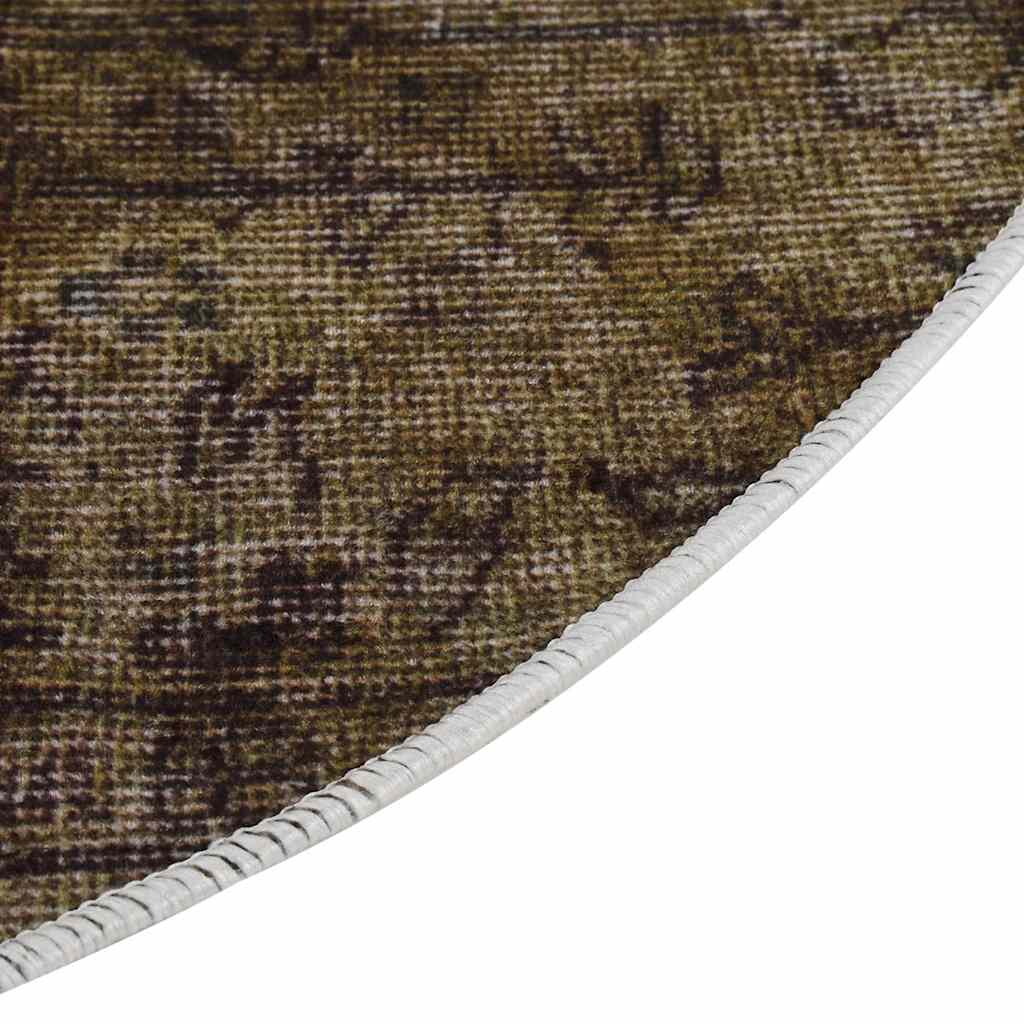 Tappeto Lavabile Patchwork φ120 cm Multicolore