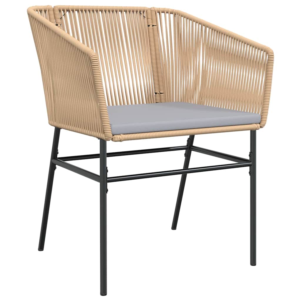 Set da Pranzo per Giardino 5 pz Marrone