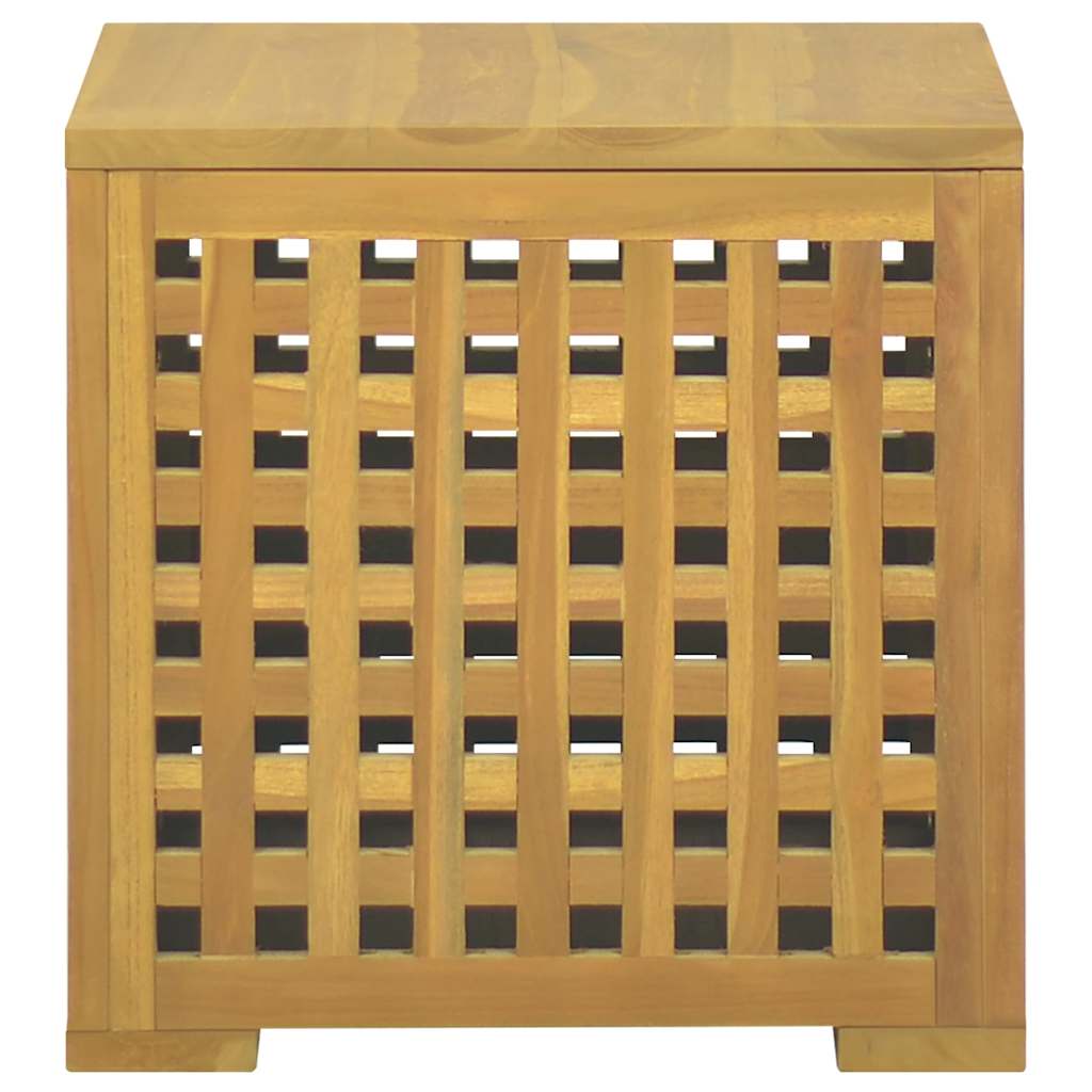 Scatola per Corde 40x40x40 cm in Legno Massello di Teak