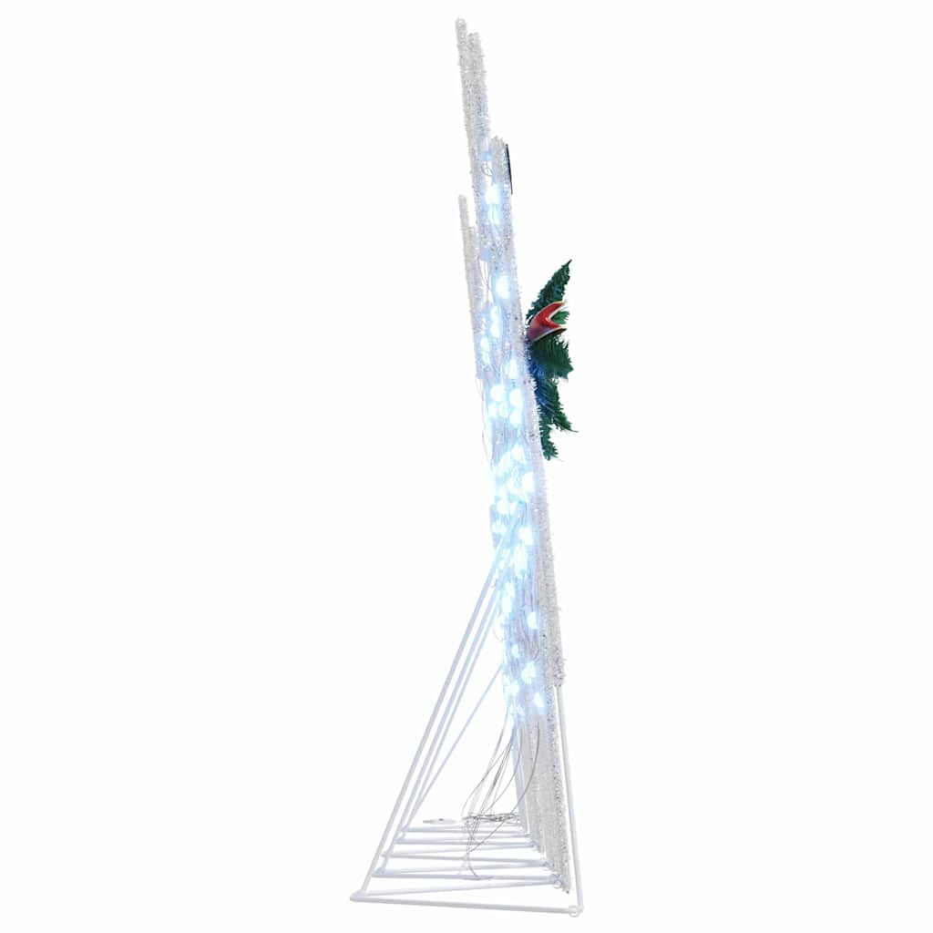Renne LED 5 pz Argento 43 x 18 x 66 cm Tessuto