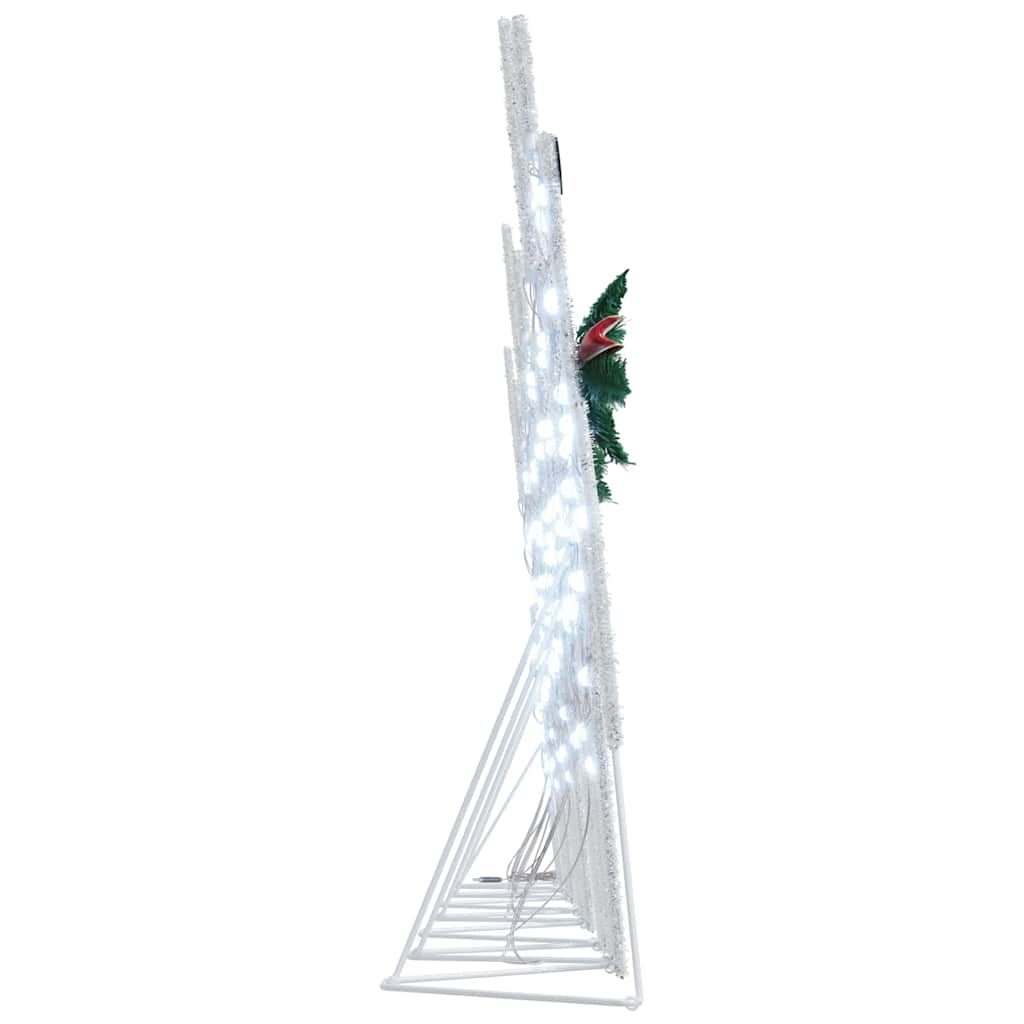 Renne LED 7 pz Argento 43 x 18 x 66 cm Tessuto
