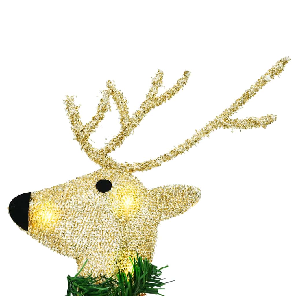 Renne LED 4 pz Oro 45 x 19 x 65 cm Tessuto