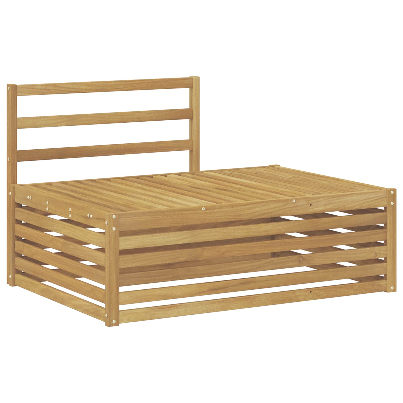 5 pz Set di divani da esterno Bianco