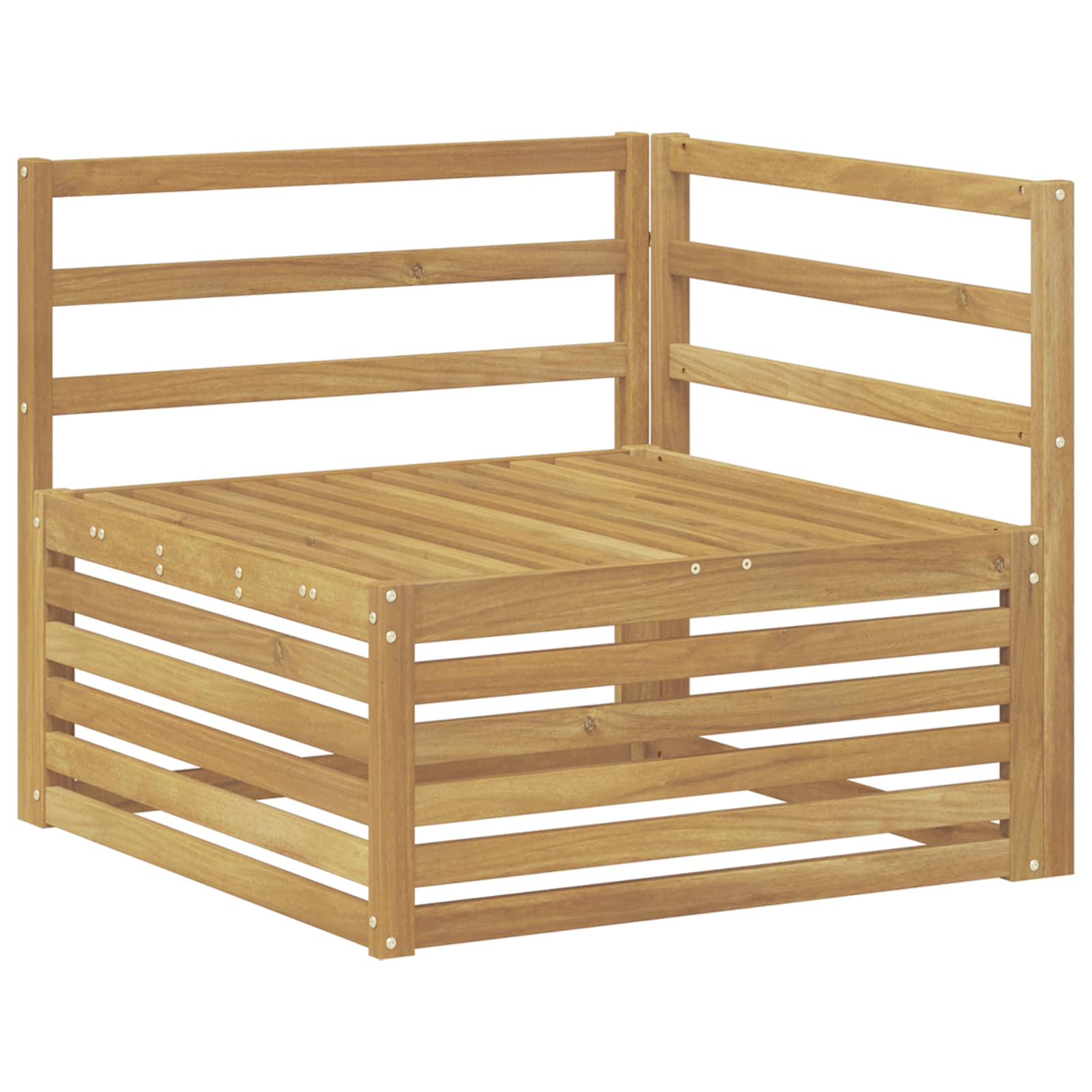 5 pz Set di divani da esterno Bianco