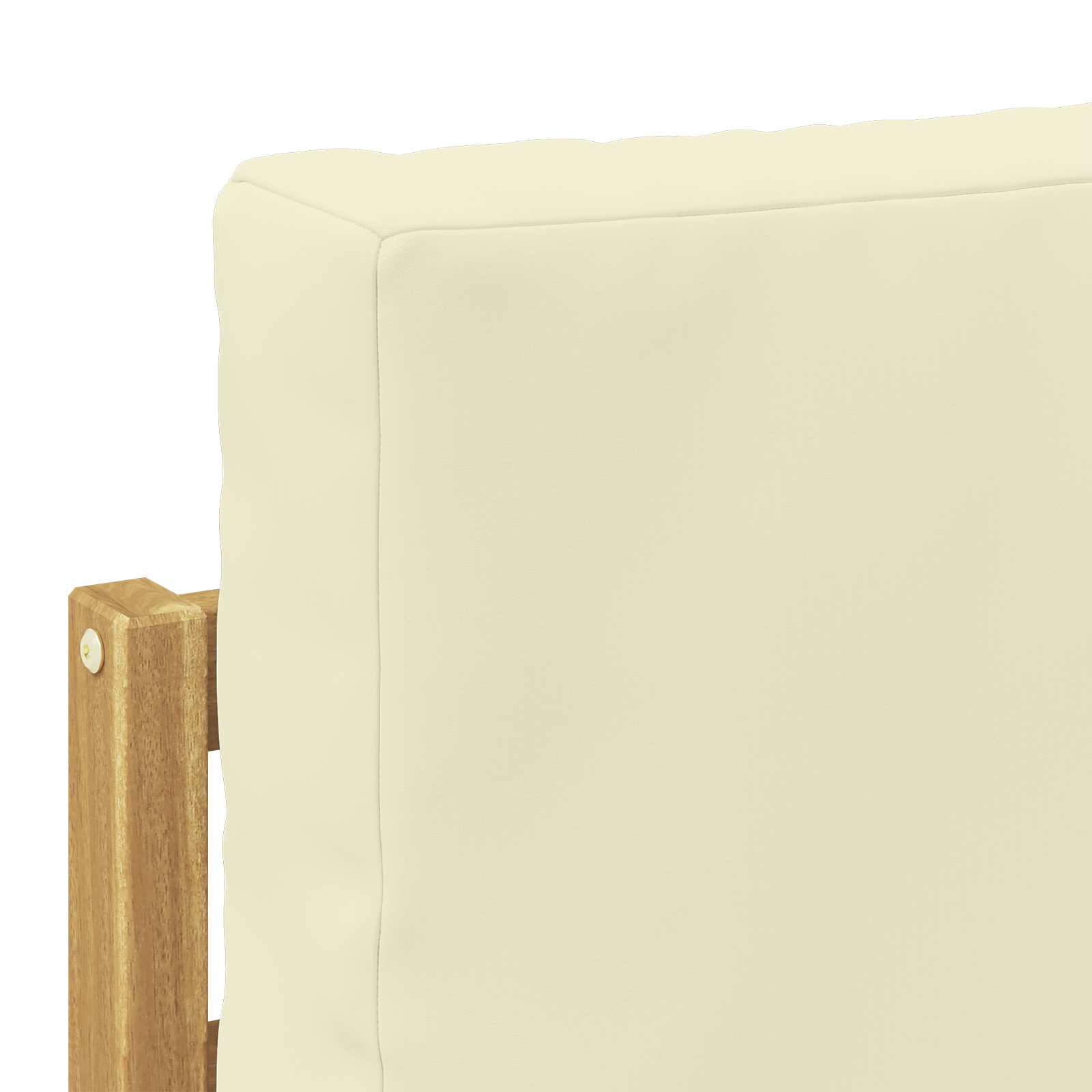 Set di divani da esterno Bianco 213,5 x 154,5 x 73 cm