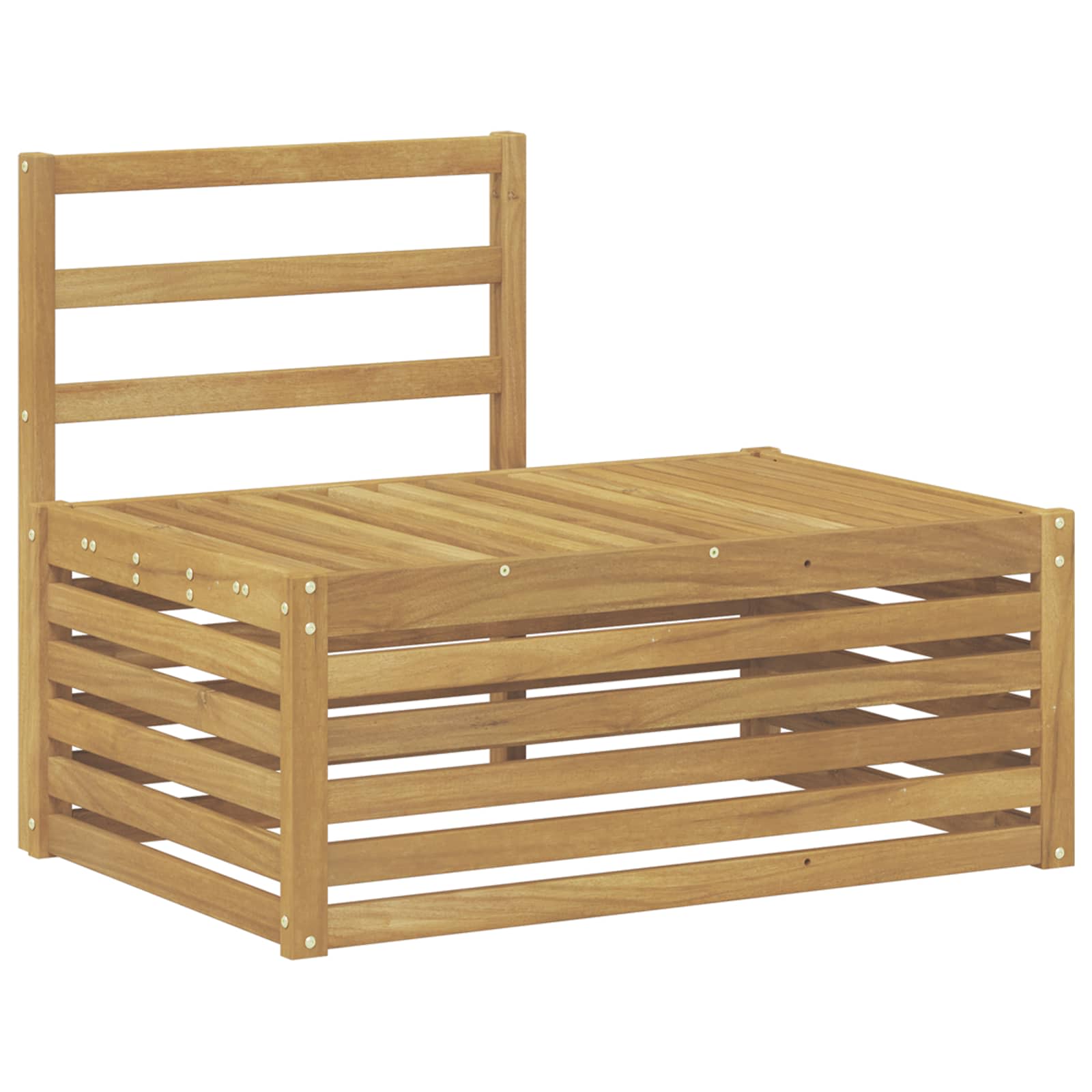 Set di divani da esterno 6 Pezzo Bianco
