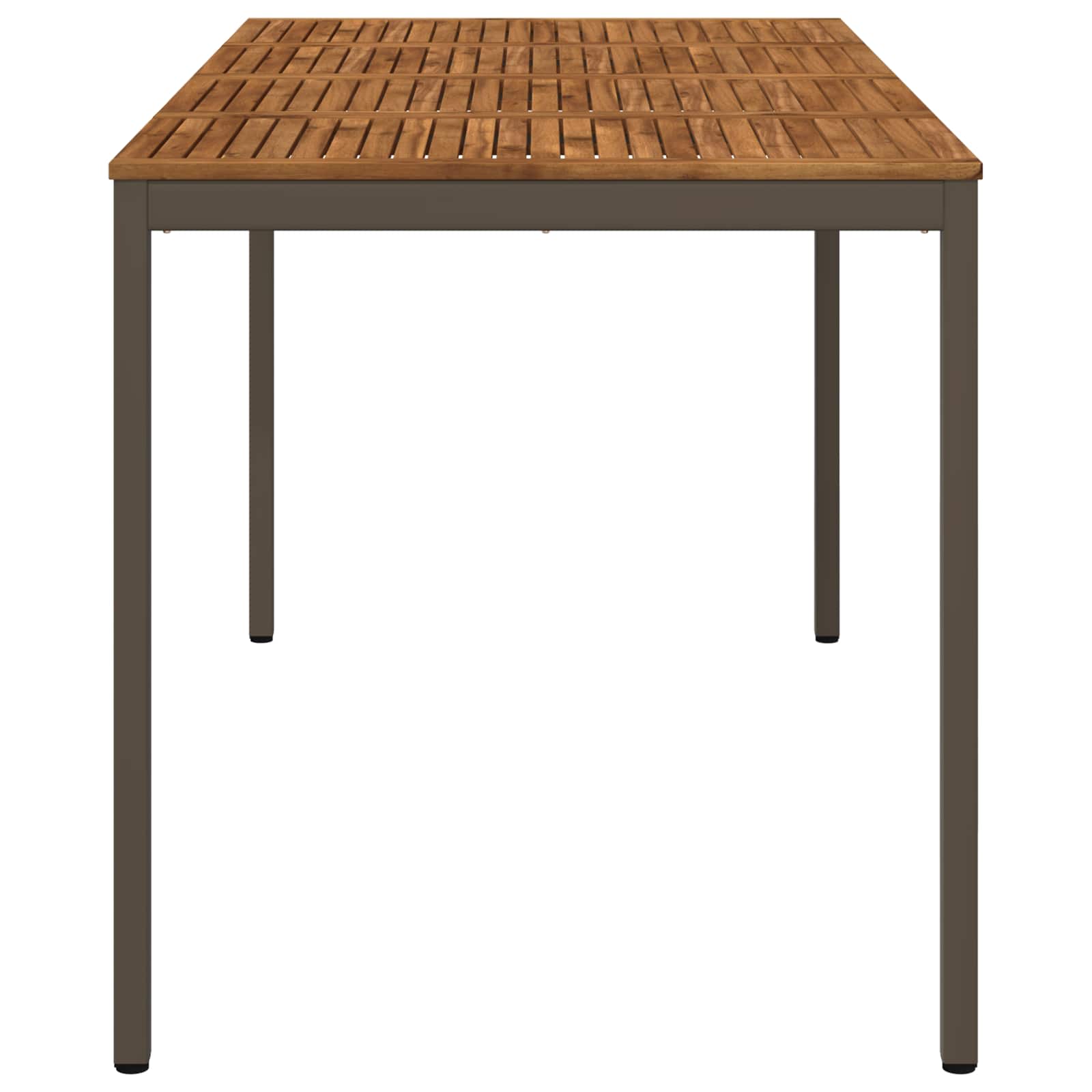 Tavolo Bar da Giardino Naturale e Caffè 196 x 100,5 x 105 cm