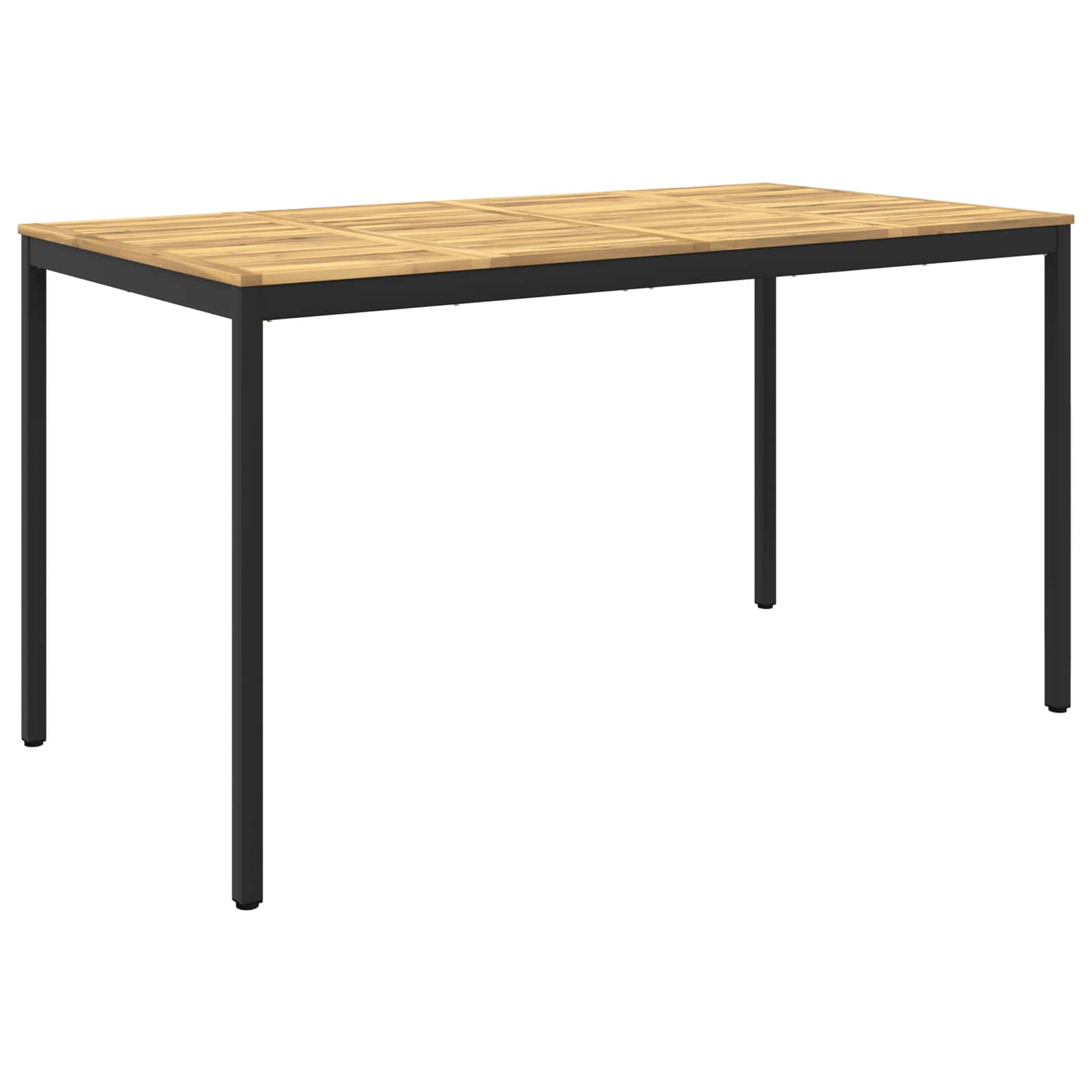 Tavolo Bar da Giardino Bianco e Nero 196 x 100,5 x 105 cm