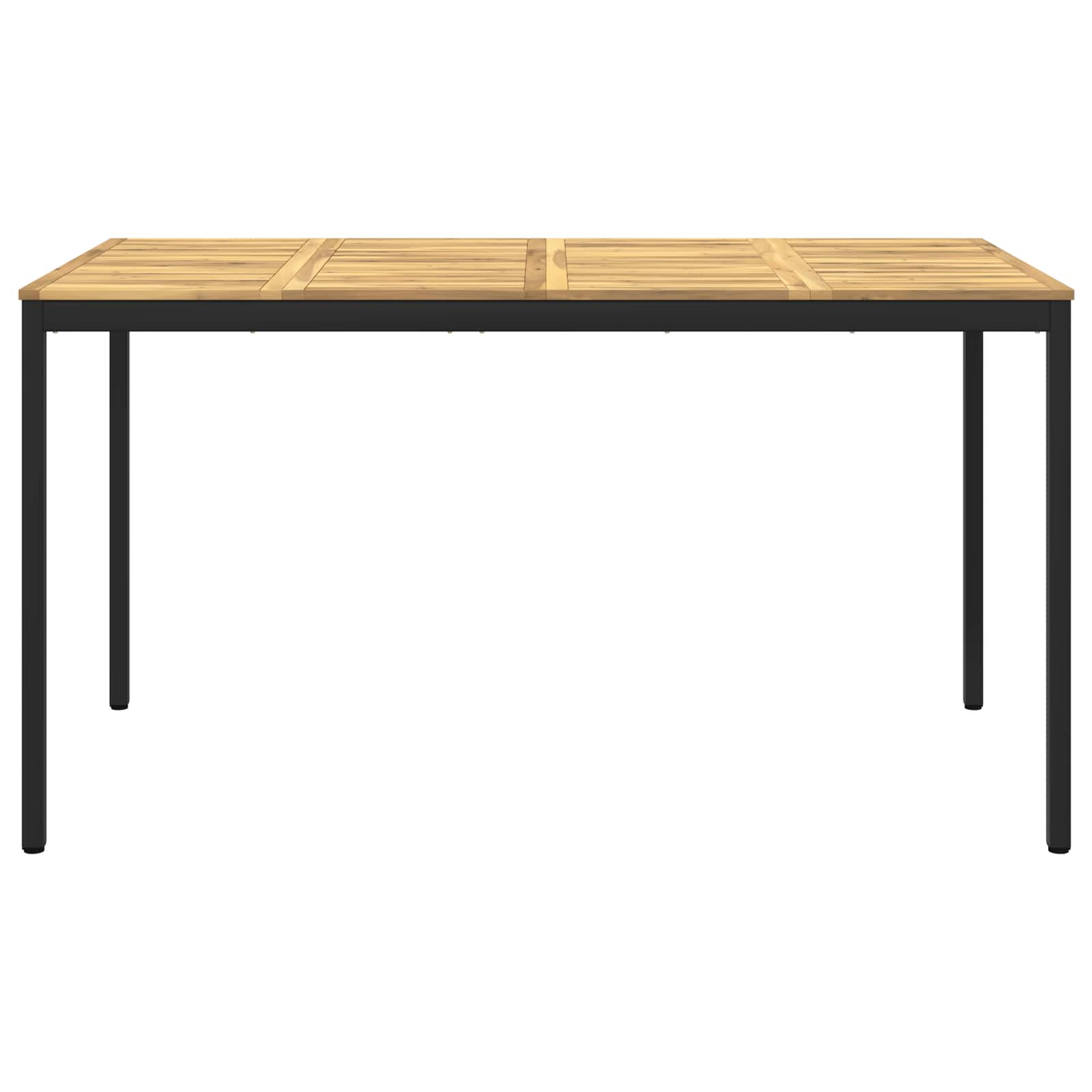 Tavolo Bar da Giardino Bianco e Nero 196 x 100,5 x 105 cm
