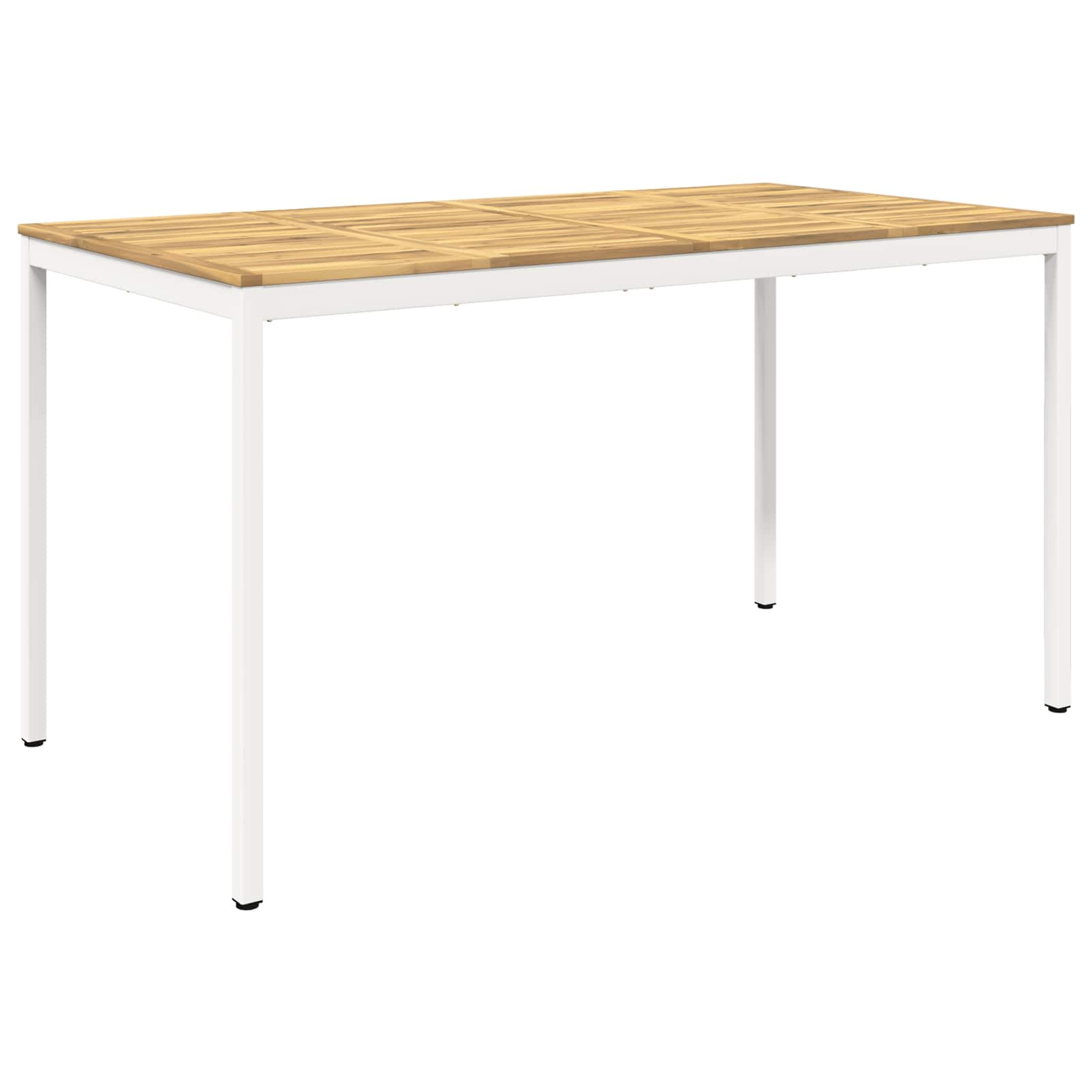 Tavolo Bar da Giardino Bianco 196 x 100,5 x 105 cm