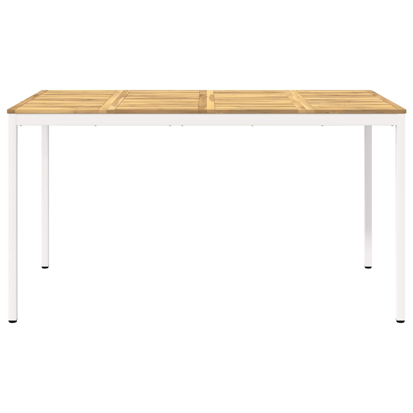 Tavolo Bar da Giardino Bianco 196 x 100,5 x 105 cm