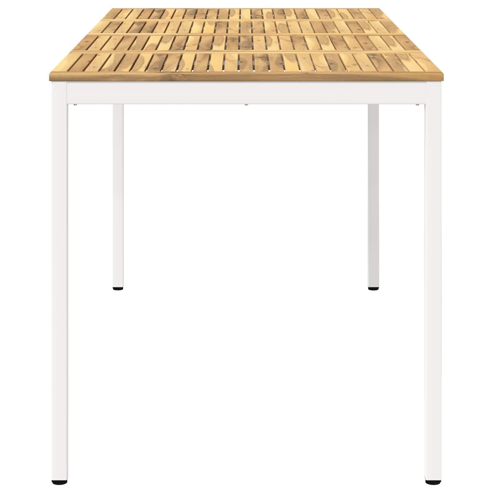 Tavolo Bar da Giardino Bianco 196 x 100,5 x 105 cm