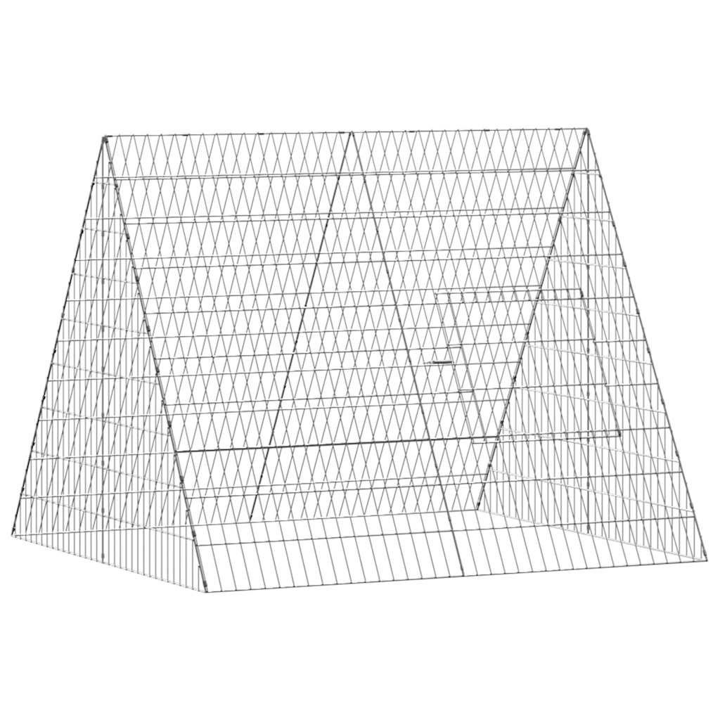 Gabbia per polli Argento 110 x 100 x 85 cm Acciaio zincato