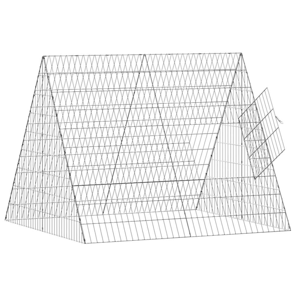 Gabbia per polli Argento 110 x 100 x 85 cm Acciaio zincato