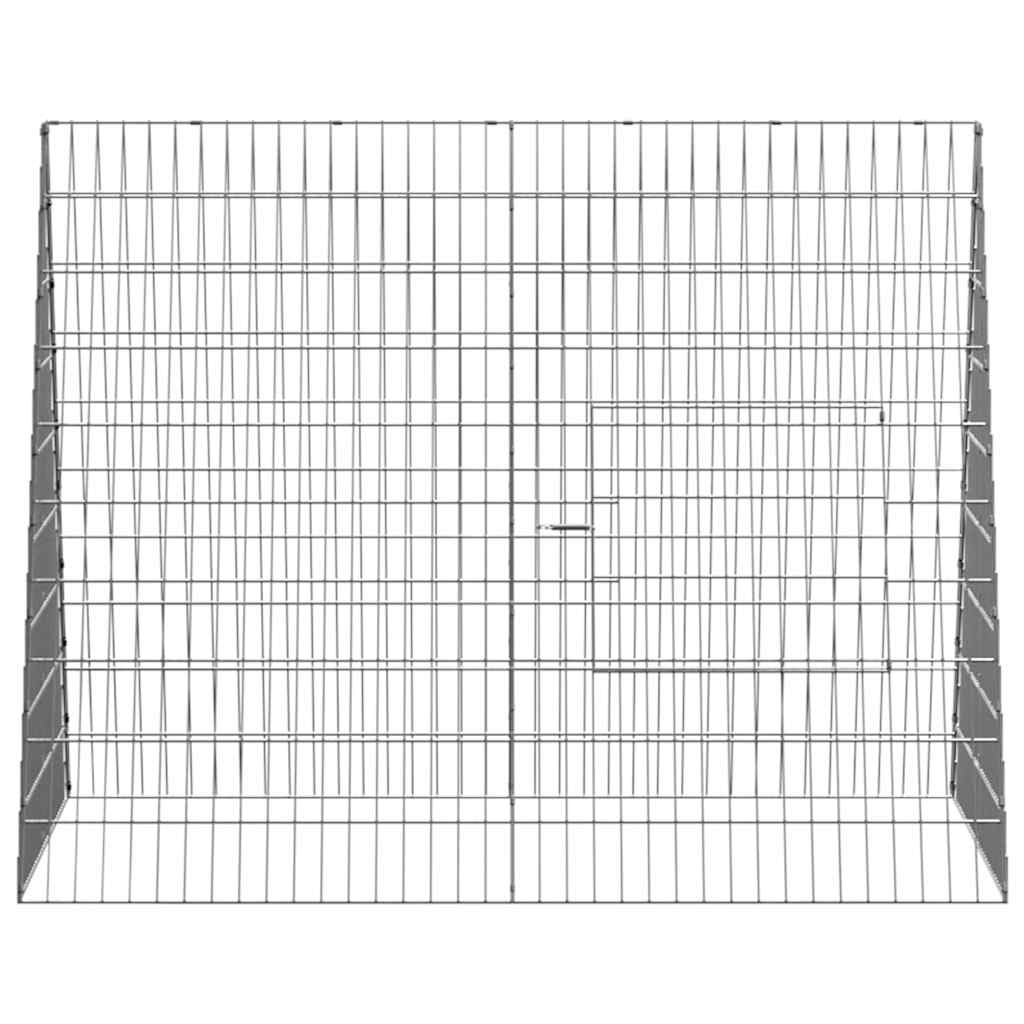 Gabbia per polli Argento 110 x 100 x 85 cm Acciaio zincato