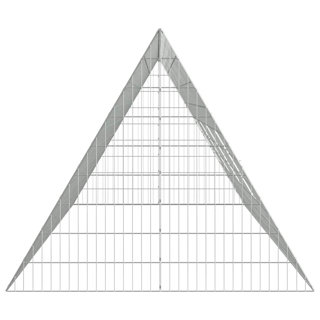 Gabbia per polli Argento 430 x 100 x 85 cm Acciaio zincato