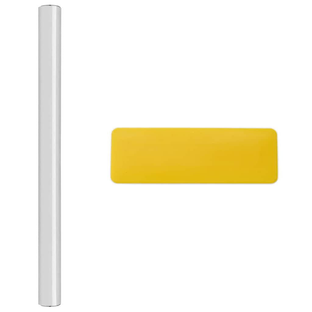 Film Adesivo per Specchi 60 x 100 cm 2 pz Argento PET