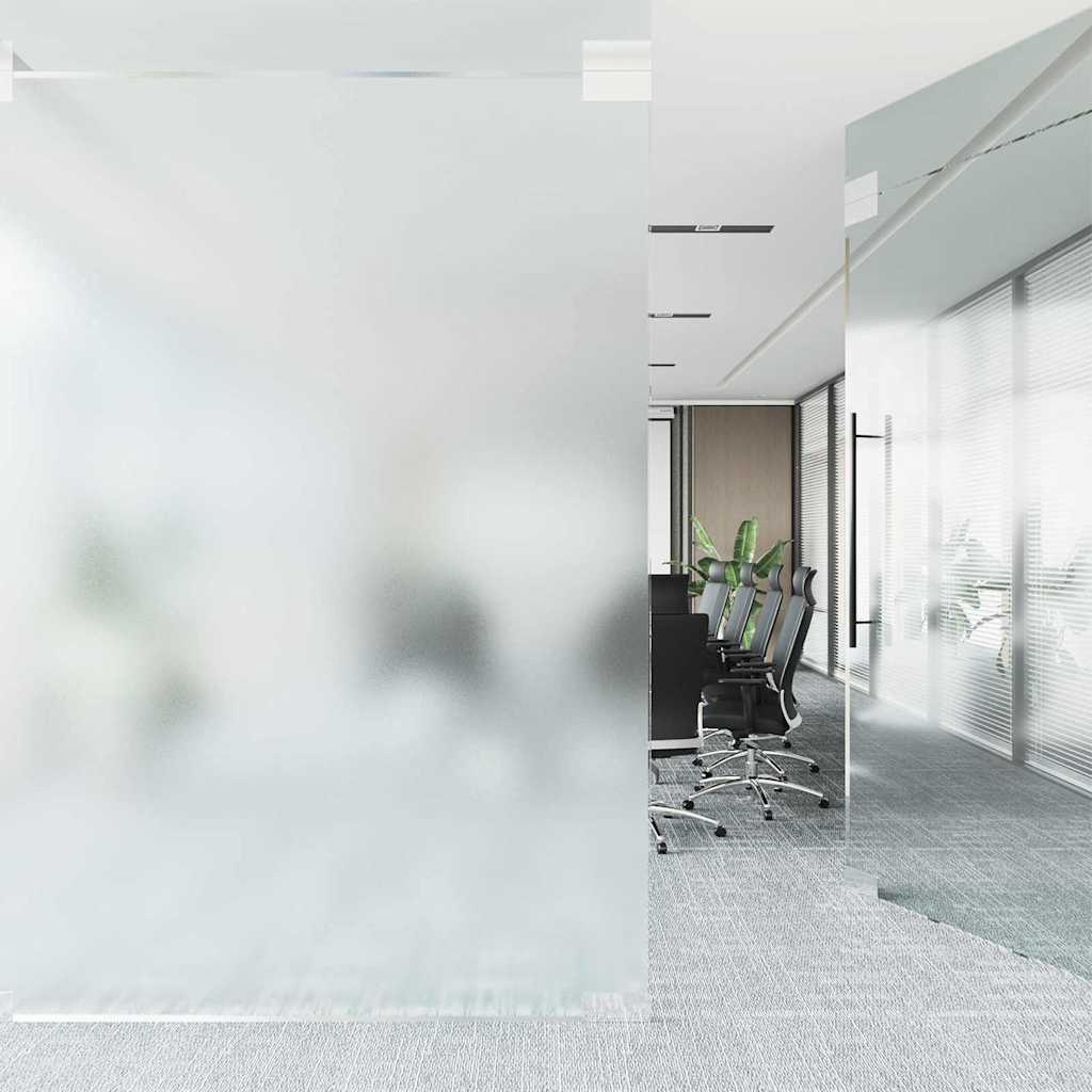 Pellicola statica per finestre Grigio Frosted 90 x 500 cm PVC